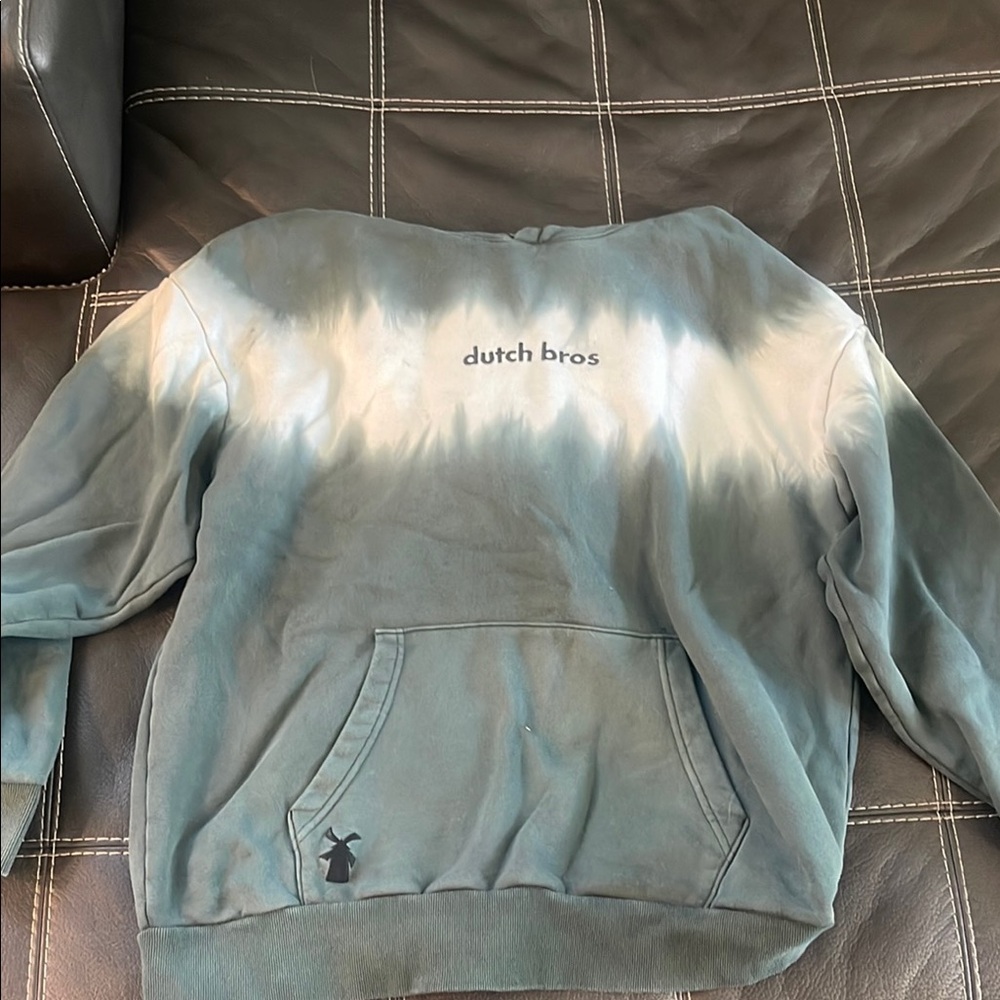 Dutch Bros Blue and White Sweatshirt